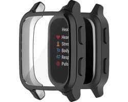 Beschermende watch case - hoesje - geschikt voor Garmin Venu SQ 2 - zwart