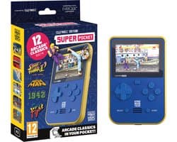 Capcom - Super Pocket Gaming Handheld - 12 Ingebouwde Games - USB C - Compatibel met Evercade cartridges
