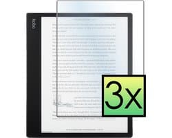 Screenprotector - 3 Stuks - Geschikt voor Kobo Elipsa 2E - Extra Sterk - Beschermglas - Gehard Glas - Tempered Glass - Screen Protector - Bescherm Cover