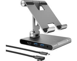 j5create Standaard onder meerdere hoeken: met dockingstation voor iPad Pro