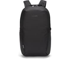 Pacsafe Backpack - 25 L - Rugzak - RFID-blokkerend - Anti-diefstal - PopNLock veiligheidsclip - Geschikt voor 13-inch laptop - Beveiligde Reistas - Zwart