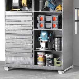 Wasmachineonderstel met rem Verplaatsbare verstelbare plank voor wasmachine droger Koelkastbelasting 300kg wit — thumbnail 2
