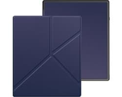Hoes Geschikt voor Kobo Elipsa 2E - E-reader Bescherm Hoesje Case Sleep Cover Trifold - Hoes Geschikt voor Kobo Elipsa 2E Hoesje - Donkerblauw