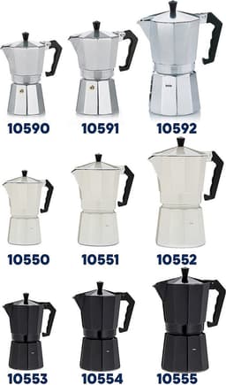 Espressomaker 3-kops, Beige - Kela | Italia — thumbnail 5