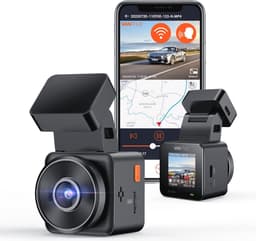 1080P Mini Dash Cam met WiFi en Draadloze GPS - Auto Camera met Nachtzicht & Parkeerbewaking — thumbnail 1