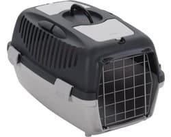 Reismand voor katten 55x36x35 cm - Grijs en zwart, ideaal voor vervoer