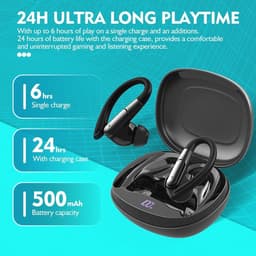 Draadloze Bluetooth In-Ear Hoofdtelefoon voor Sport en Dagelijks Gebruik — thumbnail 2