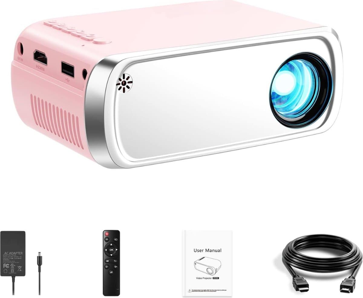 Equivera Mini Beamer - Draagbare Beamer - Beamer - Mini Beamer Projector - Projector - Mini Projector — afbeelding 1