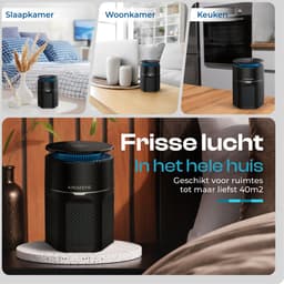 Airdestic Airwave Luchtreiniger - Air Purifier - Hepa 13 Filter – CADR 275 m³/h - Luchtreinigers – Luchtfilter – Effectief Tegen Huisstofmijt, Stof, Hooikoorts En Meer – App — thumbnail 6