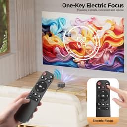 Equivera Mini Beamer - Draagbare Beamer - Beamer - Mini Beamer Projector - Projector - Mini Projector — thumbnail 4