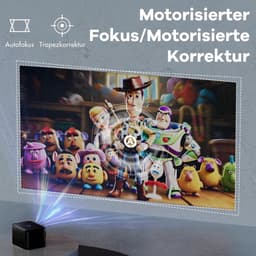 Equivera Mini Beamer - Draagbare Beamer - Beamer - Mini Beamer Projector - Projector - Mini Projector — thumbnail 2