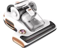 J&R Antimijt stofzuiger - Huisstofmijt stofzuiger - Bedstofzuiger - Kleed - Bank - Antimijt - Huisstofmijt sensor - Aroma Diffused - 700W 15kPa - UV licht - Ultrasone - LED Display - Wit