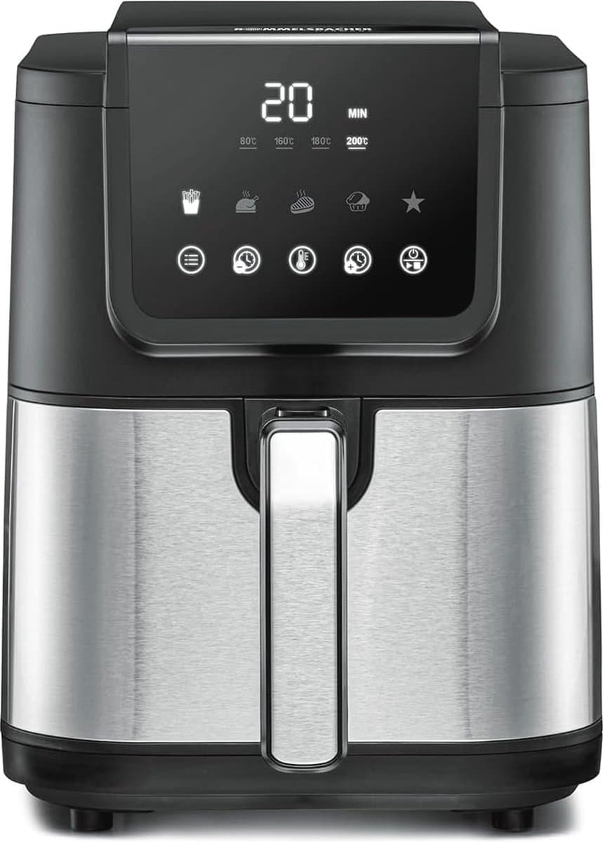 Hete lucht friteuse 5L - compacte en veilige friteuse met digitale bediening — afbeelding 1