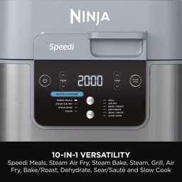 10-in-1 Snelkook & Air Fryer, 5,7L, Snel Maaltijden, Stoom, Grill, Bak, Rooster en Meer — thumbnail 3
