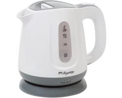 Registry Waterkoker - 1 liter - 1100W - Elektrisch - Wit - Kunststof
