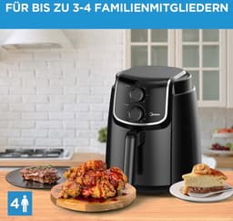 Airfryer XL 4 liter met Dual Cyclone Technologie - Gezonder Frituren met 90% Minder Vet — thumbnail 5