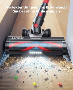 Laresar - S6 Draadloze Stofzuiger - 450W Brushless Motor - 1,5 Liter - 68 dB — thumbnail 5