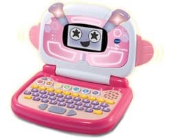 VTech Bob, de Vrolijke Laptop roze - Speelgoed Computer - Maak Kennis met Letters, Cijfers en Tellen - 3 tot 7 Jaar