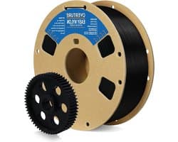 175 mm Nylon Filament Spoel 1 kg (22 lbs) - Maatnauwkeurigheid +/- 003 mm - Zwart