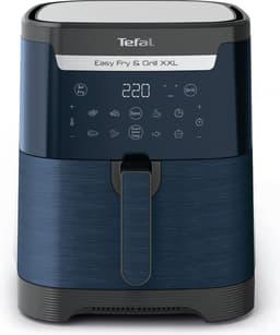 Tefal Easy Fry & Grill EY8014 XXL 6,5L - 2-in-1 Heteluchtfriteuse met Uitneembare Verdeler - Blauw Airfryer met 8 Automatische Kookprogramma's - Beste Grote Airfryer van Tefal - Digitaal Display - Extreem stil - Koken Zonder Olie - Anti Aanbaklaag — thumbnail 8