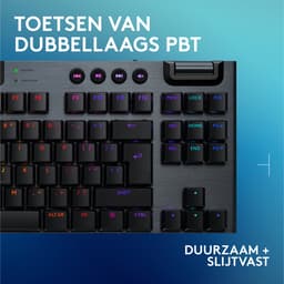 Logitech G915 X Lightspeed TKL - Draadloos Gaming Toetsenbord - Tactile - Qwerty - Zwart — thumbnail 5