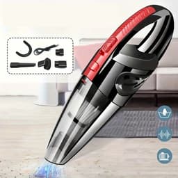 Bovista Kruimeldief - Handstofzuiger - Snoerloos - Draadloos - Auto Stofzuiger - Car Vacuum Cleaner - Zwart — thumbnail 2