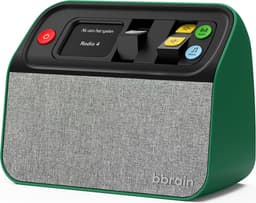 BBrain Dementievriendelijke DAB+ Radio - Ook geschikt als Ouderen/Senioren Radio - Makkelijke Bediening - Geen verwarrende Technologie  - Pas Gebruikerspaneel aan tot Bediening met slechts één Knop - Zelfstandig Muziek luisteren - DAB/FM/USB - Groen — thumbnail 3