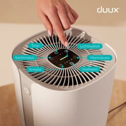 Duux Bright 2 Smart Luchtreiniger - 210 CADR geschikt voor 42m² - Air Purifier met Luchtkwaliteitsindicator en Ionisator - Wit — thumbnail 8