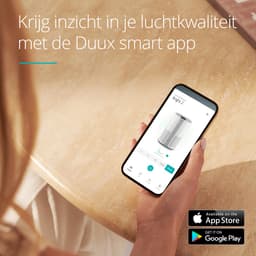 Duux Bright 2 Smart Luchtreiniger - 210 CADR geschikt voor 42m² - Air Purifier met Luchtkwaliteitsindicator en Ionisator - Wit — thumbnail 2