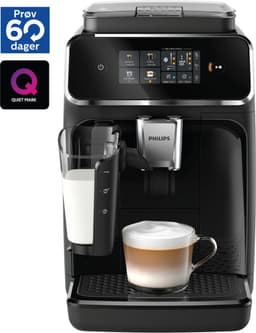 Philips 2300 Series LatteGo EP2331/10 - Espressomachine - 3 Soorten Koffie + Heet Water - Zwart / Chroom - + AquaClean Filter — thumbnail 4