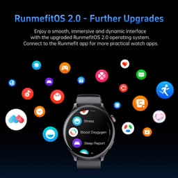 Maoo GTR Serie 2 Smartwatch Dames - Stainless Steel en TPU bandje - Stappenteller - Hartslagmeter - Slaapmonitor - Multisport - Geschikt voor Android en iOS - Roze — thumbnail 3