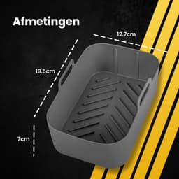 PROKING Airfryer Siliconen Bakjes – Geschikt voor Duo Airfryers – Accessoires – Bakvorm – Mandje – Hittebestendig – BPA Vrij — thumbnail 6