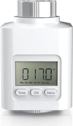 SILVERCREST Radiatorthermostaat - 9 Verwarmings- en Spaartijden - 30% Besparing stookkosten - Wit — thumbnail 1