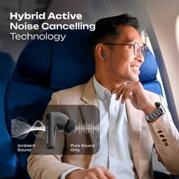 PowerLocus Fit Draadloze Oordopjes - Active Noise Cancelling - Bluetooth oordopjes - ENC Microfoon - Touch Sensor Button - Lange Batterijduur - Zweetbestendig - Zwart — thumbnail 3