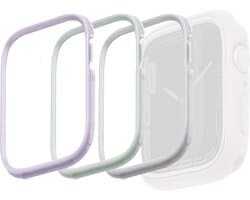Uniq 3-pack Bezels - Moduo Bezel Bundel voor de Apple Watch 4-9 / SE - 40/41 mm - Sage / Lilac / White