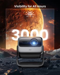 JMGO N1S Ultra 4K - 2.800 ANSI lumen - Beamer- Projector- drievoudige laserprojector voor Netflix - cardanische directe beeldcorrectie- 300 inch - Blu-ray 3D- HDR10- 20W dubbele speakers met DTS-HD en DD+ — thumbnail 3