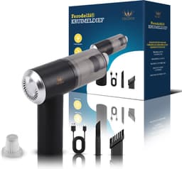 Ferodelli Kruimeldief - Handstofzuiger - Snoerloos - Auto Stofzuiger - Caravan - Car Vacuum Cleaner - Draadloos - Best Verkocht — thumbnail 1