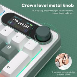 Royal Kludge RKS98 - Mechanisch Gaming Toetsenbord - Gaming Keyboard - Draadloos - RGB - Met LCD-scherm — thumbnail 2