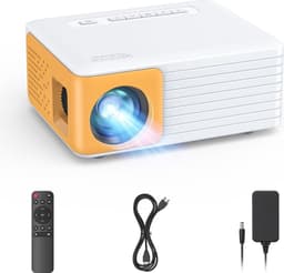 Mini Beamer Smartphone - Projector - Bluetooth - Sets - Beamers - Projectieschermen – Beamerscherm – Home Theater - Inclusief HDMI & USB – Full HD 1080p — thumbnail 1