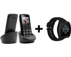 Artfone C1+ 4G - Senioren Mobiele Telefoon - Inclusief Senioren Smartwatch - Gezondheidsmeter - Hartslagmeter