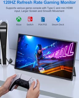 Monitor - Portable Monitor - Monitoren - Monitor Gaming - 18.5 Inch - Draagbaar - HDMI — thumbnail 5