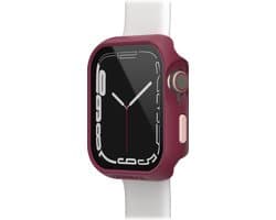 Eclipse Series voor Apple Watch Series 9/8/7 Case 45mm, Wild Strawberry