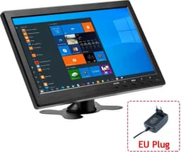 Portable monitor - Monitor - Beeldscherm - Vakantie - Reis - 10.1 Inch - 1024x600 - Draagbare monitor - Zwart - Draagbaar scherm — thumbnail 1