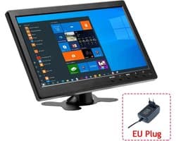 Portable monitor - Monitor - Beeldscherm - Vakantie - Reis - 10.1 Inch - 1024x600 - Draagbare monitor - Zwart - Draagbaar scherm