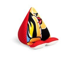 Plusheez Handykissen (Lips / Psst!) | Handyhalter | Aufsteller für Handys, Mini-Tablets und E-Reader | Passend für alle Handys | Mit Mikrofaserfläche zum Reinigen von Displays