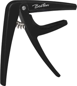 Capo - Boston BC-86-BK - Veermechanisme - Klassieke gitaar - Zwart — thumbnail 3