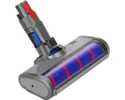 Zuigmond met zachte roller geschikt voor Dyson V7 / V8 / V10 / V11 en V15 Series Steelstofzuigers – met LED Licht