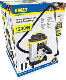 Nat en droog stofzuiger - RVS - 1200W - 25l — thumbnail 5