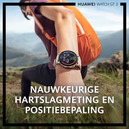 Huawei Watch GT 3 - Smartwatch - 46mm - Zwart — thumbnail 6