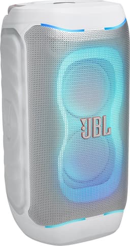 JBL PartyBox 130 - NIEUW - Draadloze Bluetooth Party Speaker - Opvouwbare Handgreep - Spatwaterdicht - LED verlichting - 15 uur - Wit — thumbnail 1